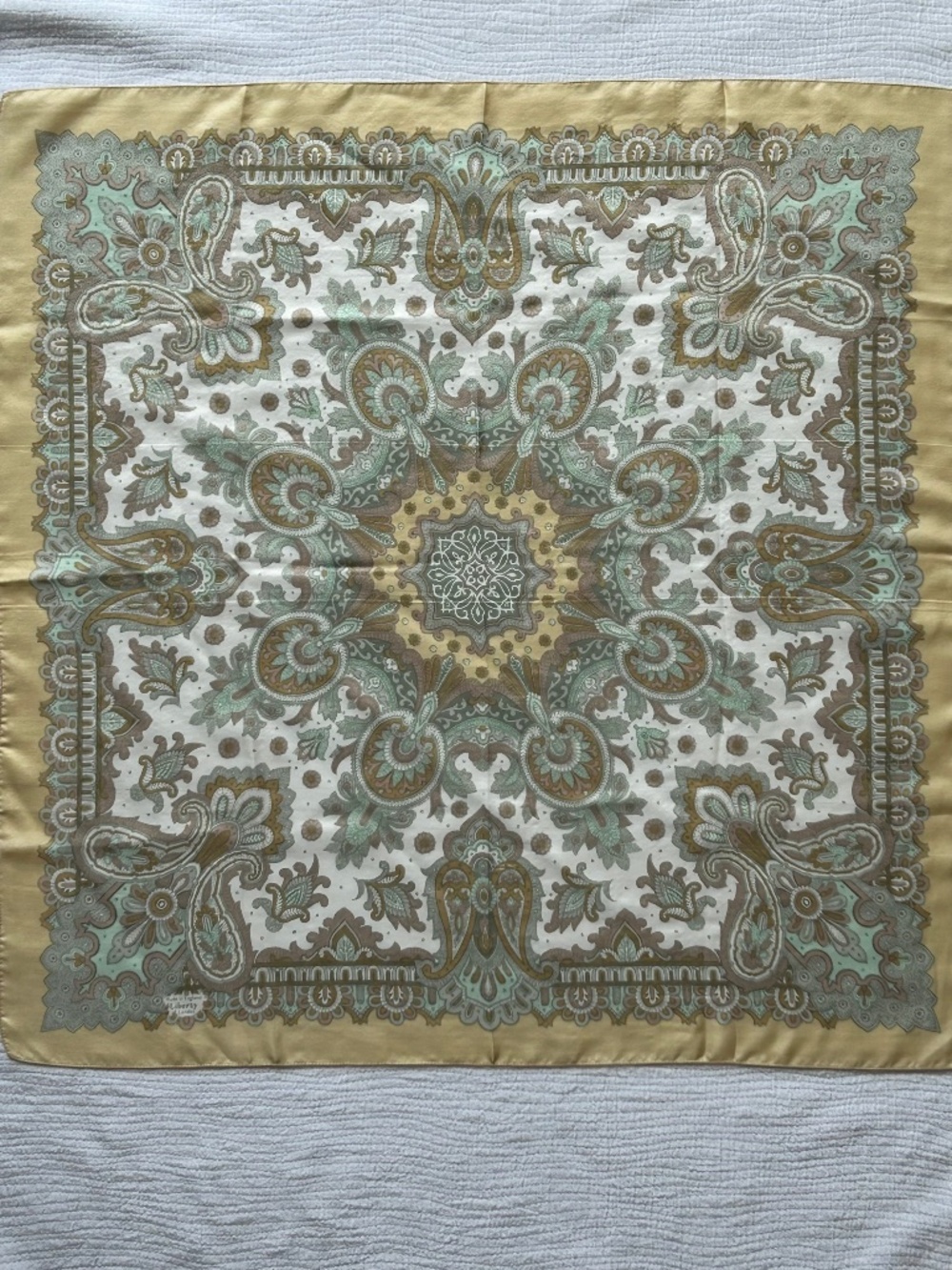 Vintage Liberty Of London Scarf Paisley Floral